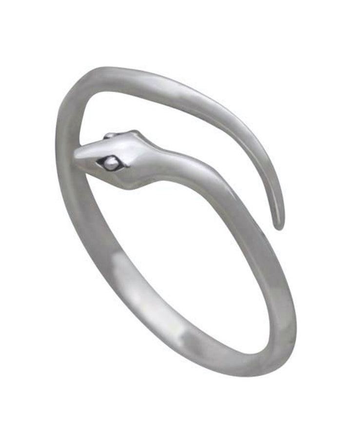 Snake Ring Sterling Silver Adjustable