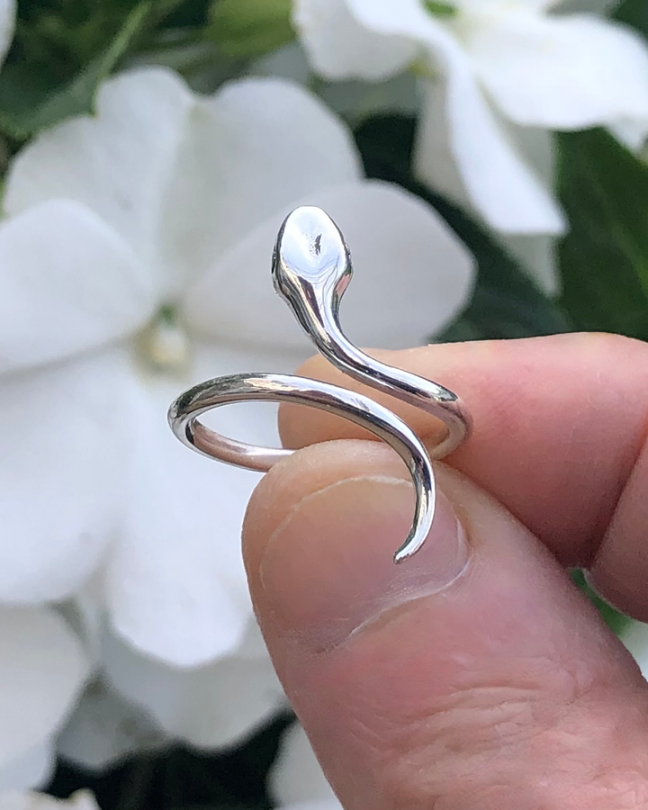 Sterling Silver Serpent Ring