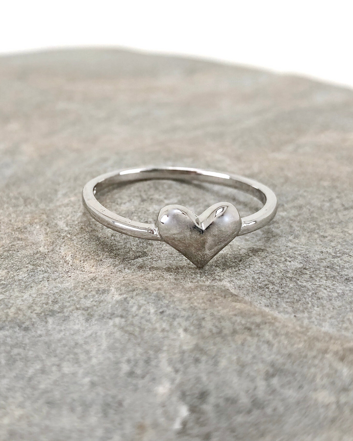 Silver Heart Ring 