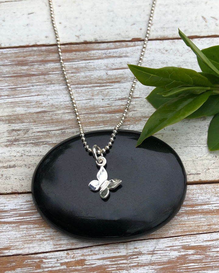 Mother and Daughter Butterfly Necklace Set