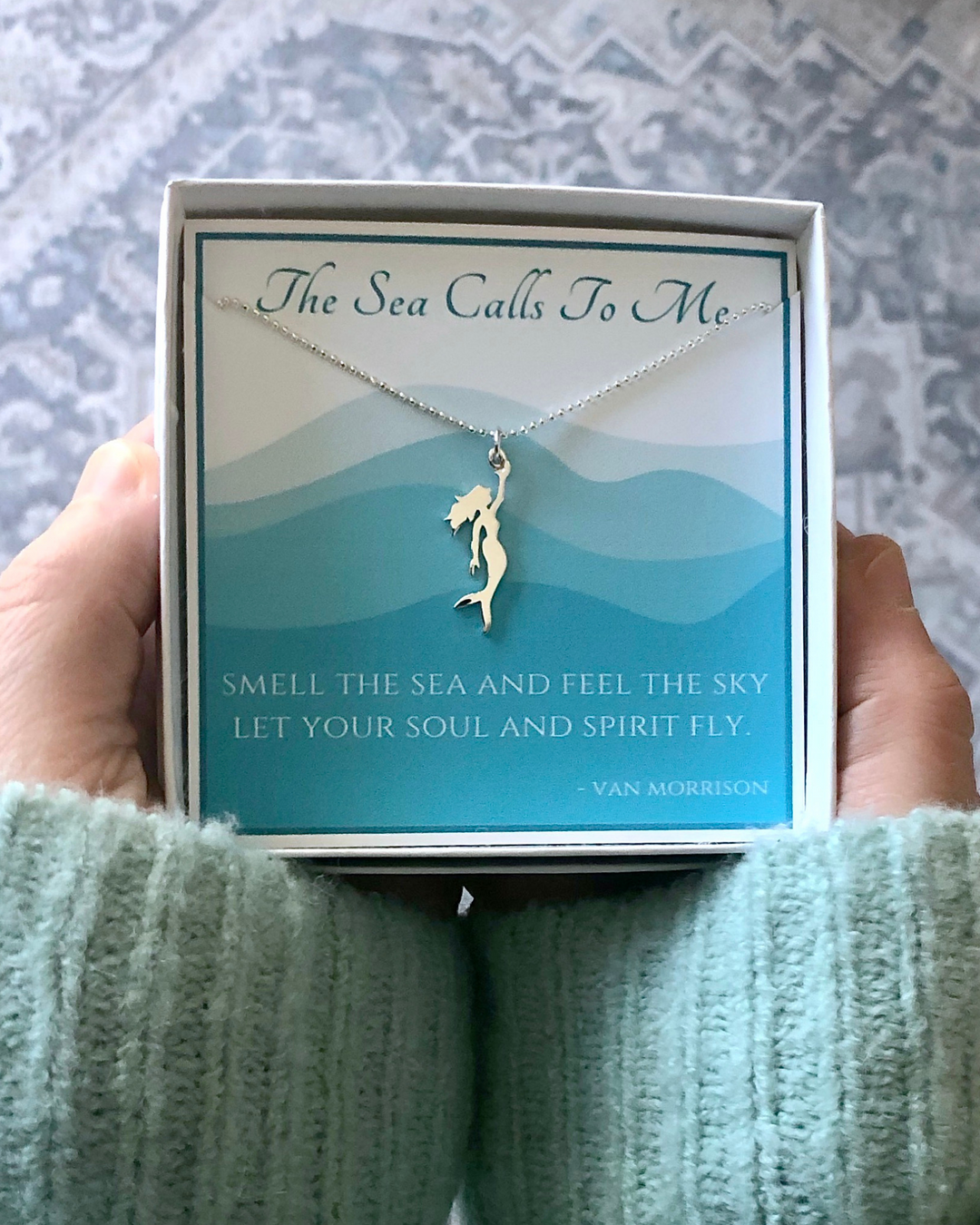 Mermaid Necklace With Van Morrison Lyrics