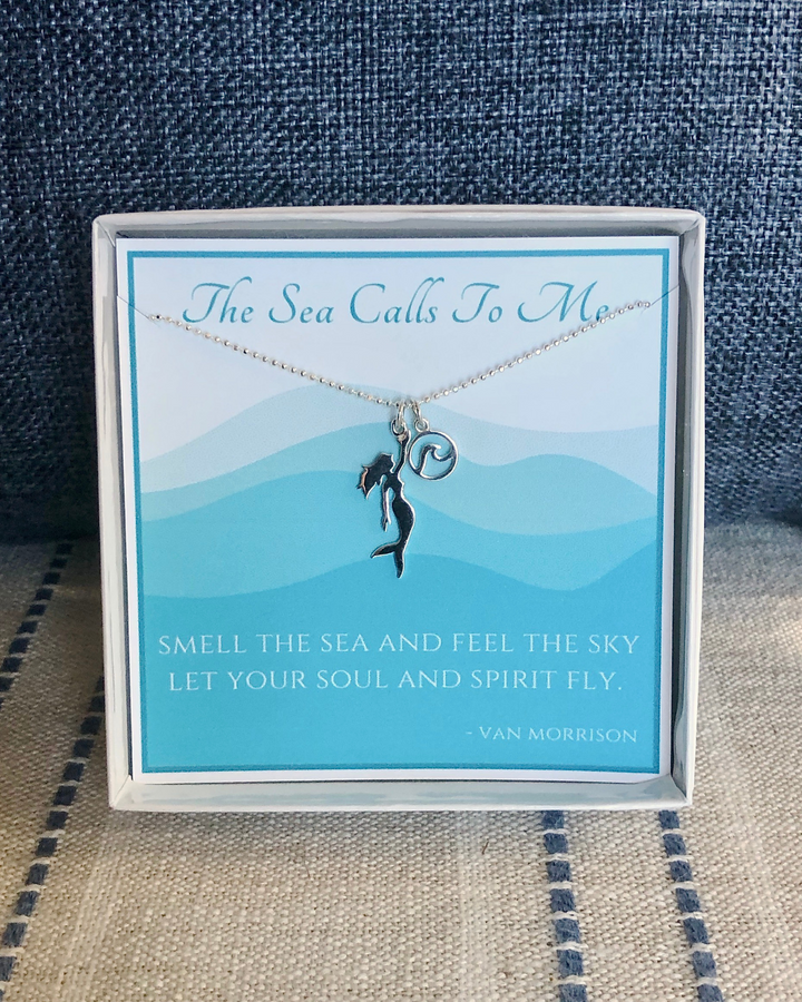 Mermaid Necklace With Van Morrison Lyrics