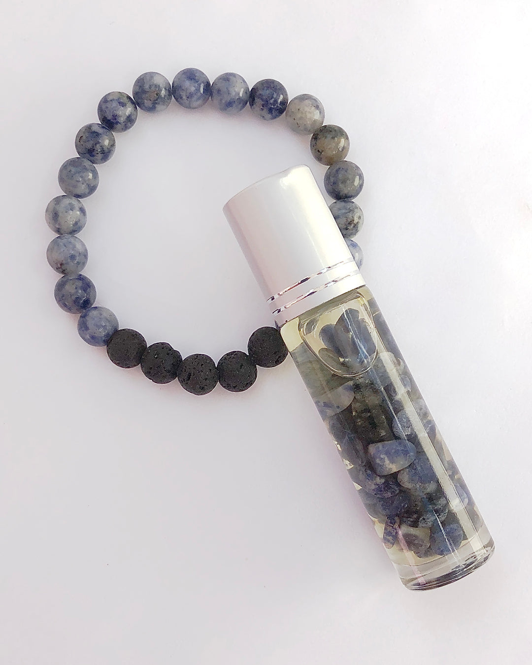 Sodalite Roll On and Bracelet - FOCUS