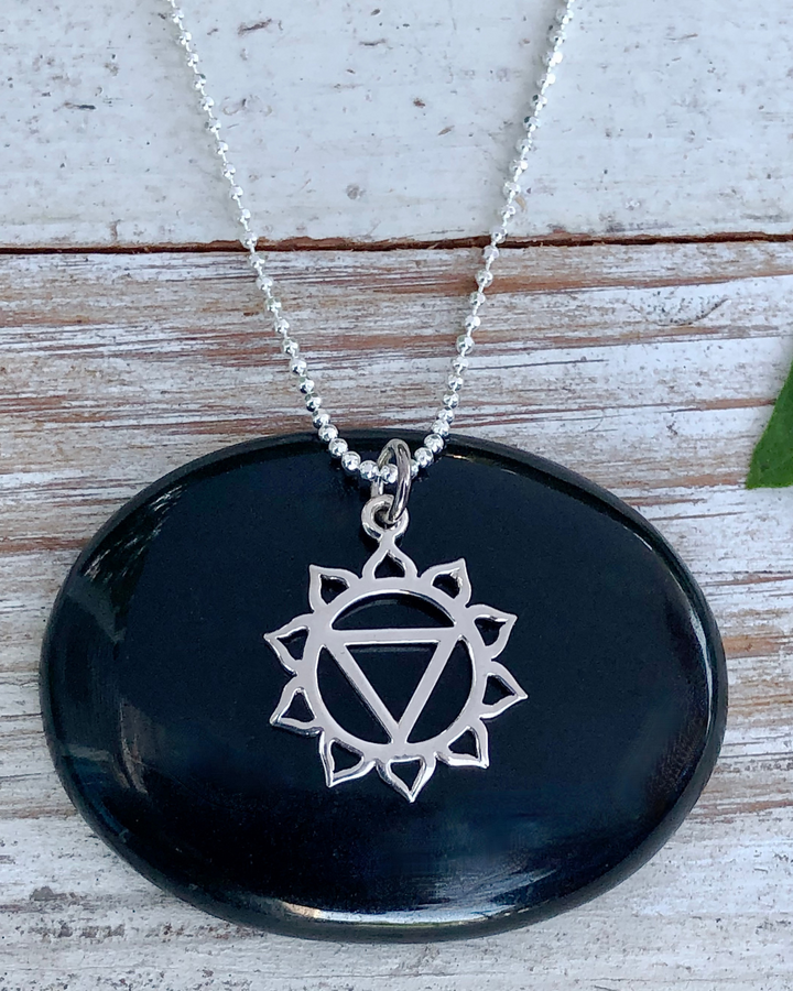 Sterling Silver Solar Plexus Chakra Necklace