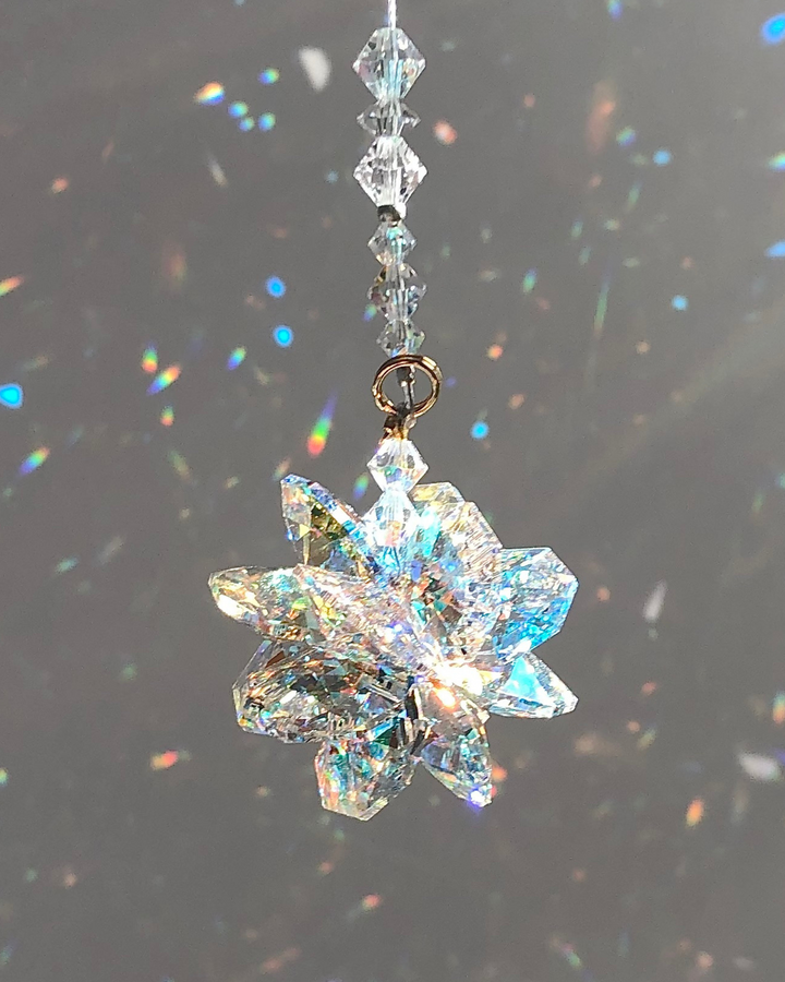 Starburst Cluster AB Crystal Sun Catcher