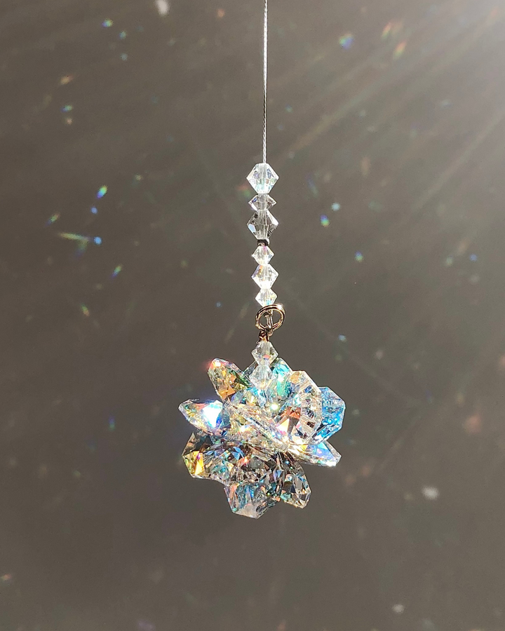 Starburst Cluster AB Crystal Sun Catcher