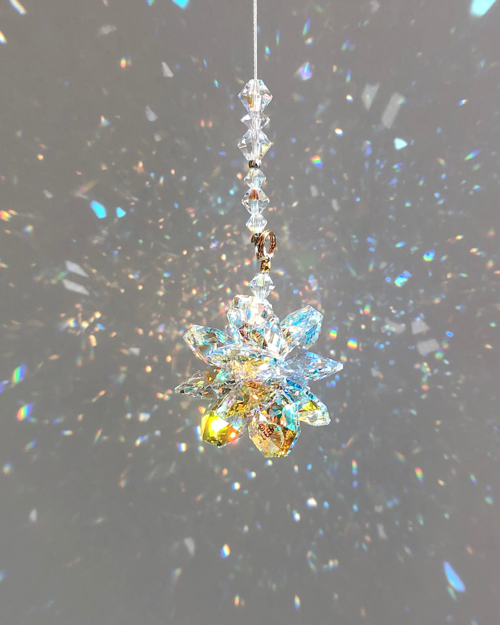 Starburst Cluster AB Crystal Sun Catcher