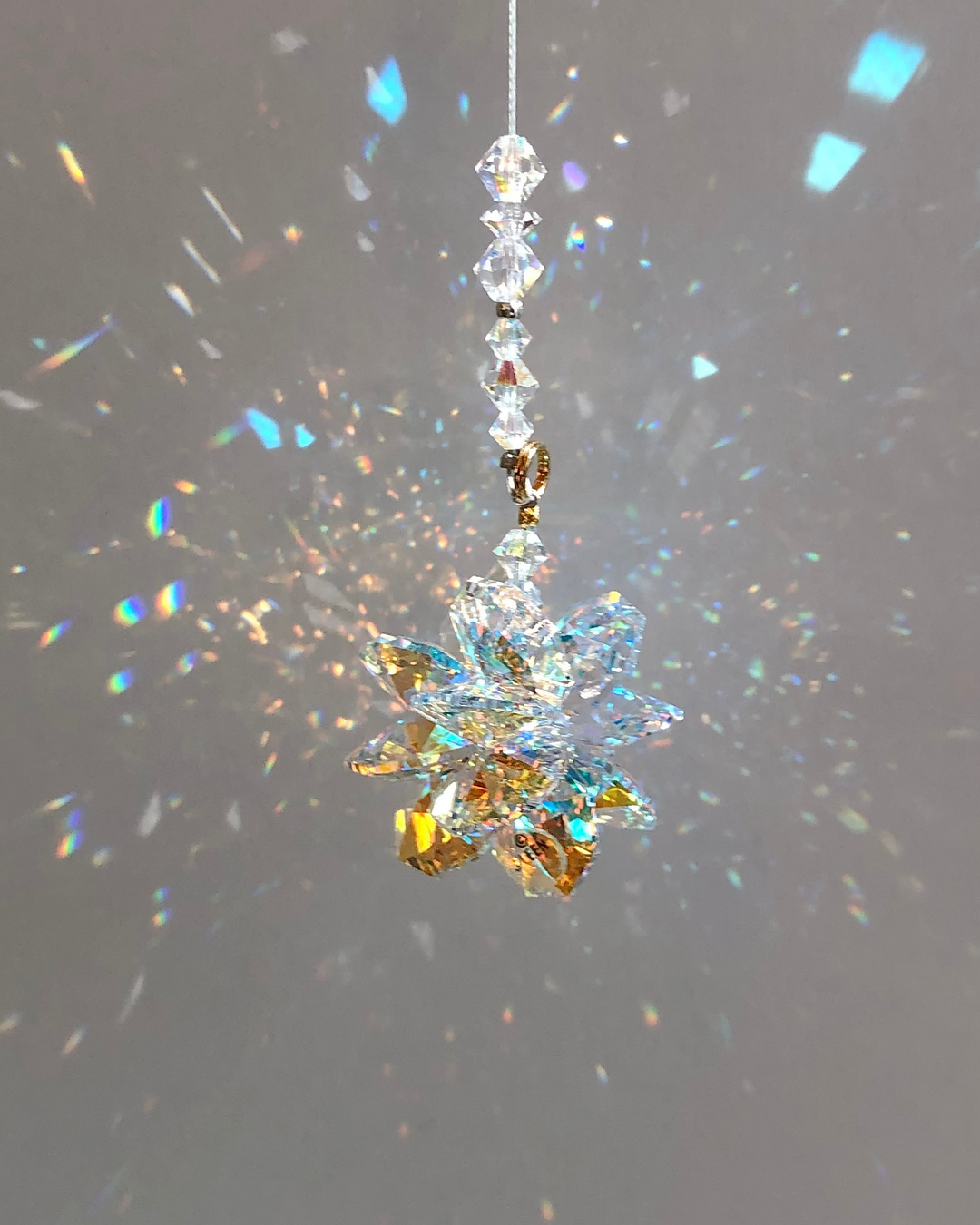 Starburst Cluster AB Crystal Sun Catcher