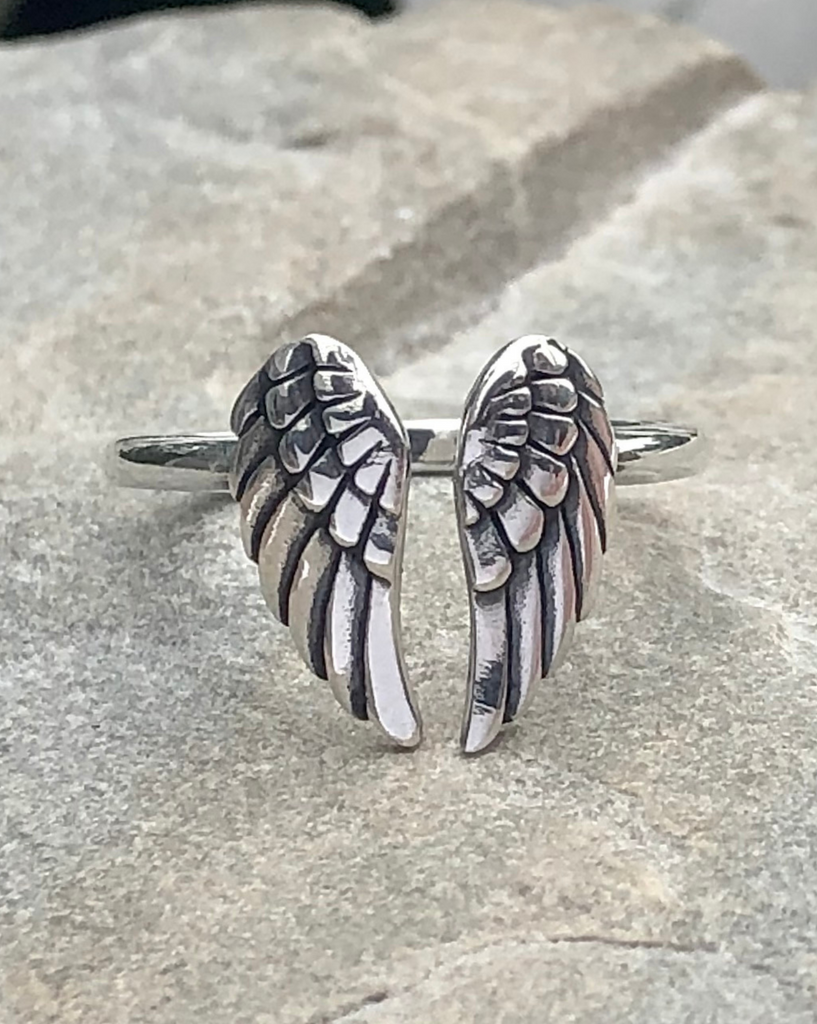 アクセサリー Coyseio ANGEL WING TOE RING SILVER Sterling_Silver_Angel_Wings_Ri