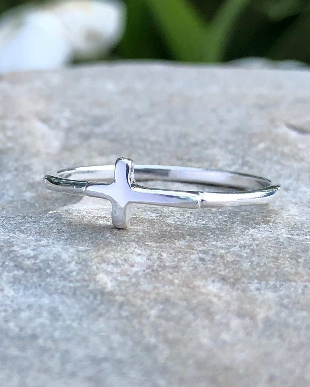 Sterling Silver Cross Ring