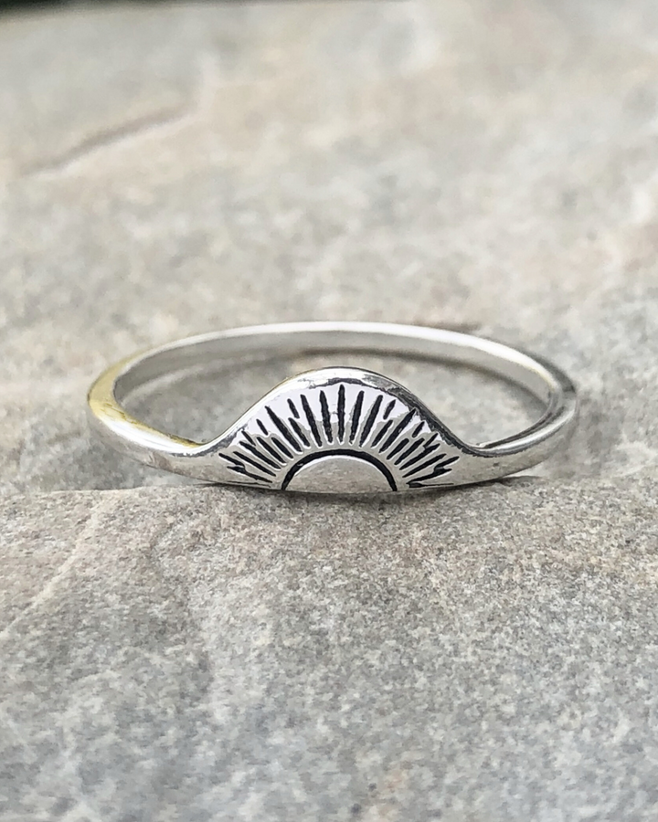 Sterling Silver Sunrise Ring