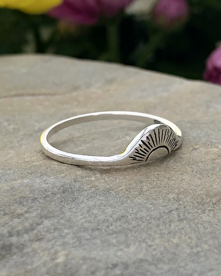 Sterling Silver Sunrise Ring