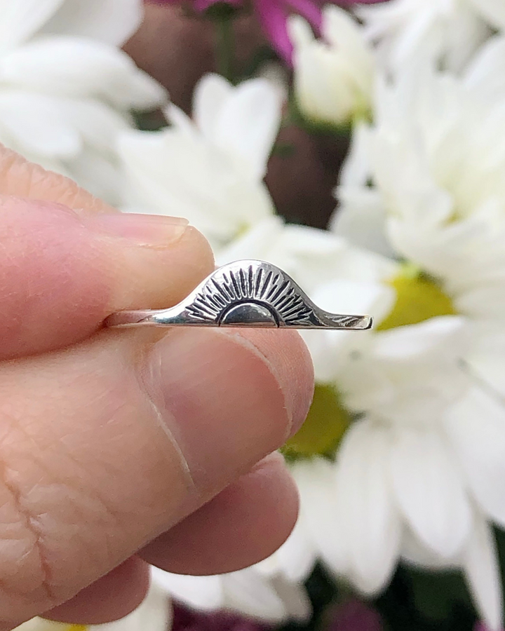 Sterling Silver Sunrise Ring