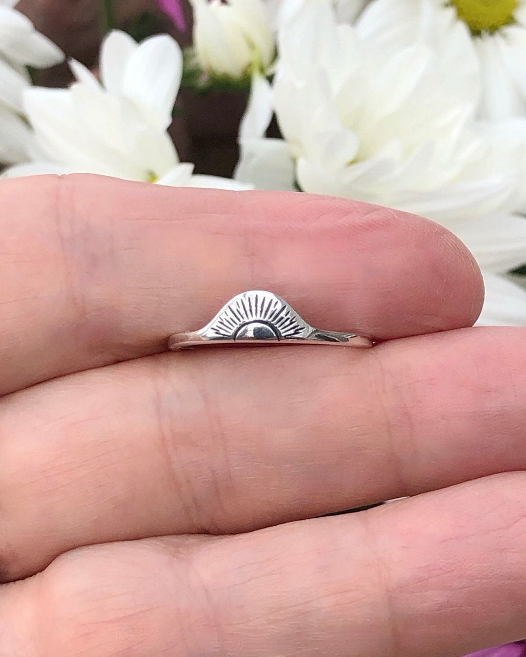 Sterling Silver Sunrise Ring