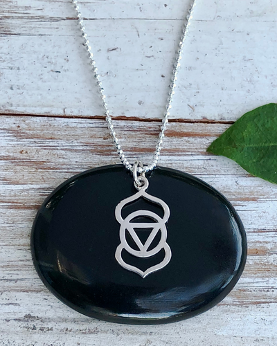 Sterling Silver Third Eye Chakra Necklace