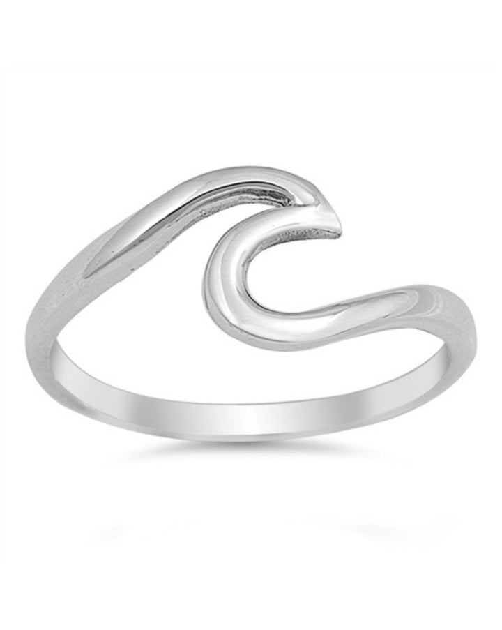 Wave Sterling Silver Ring