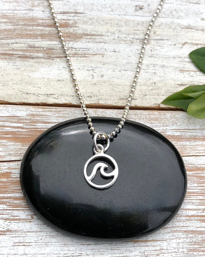 Wave Charm Necklace