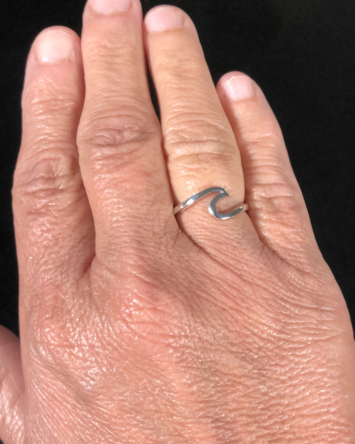 Wave Sterling Silver Ring