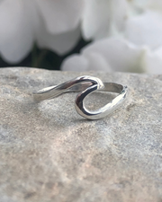 Wave Sterling Silver Ring