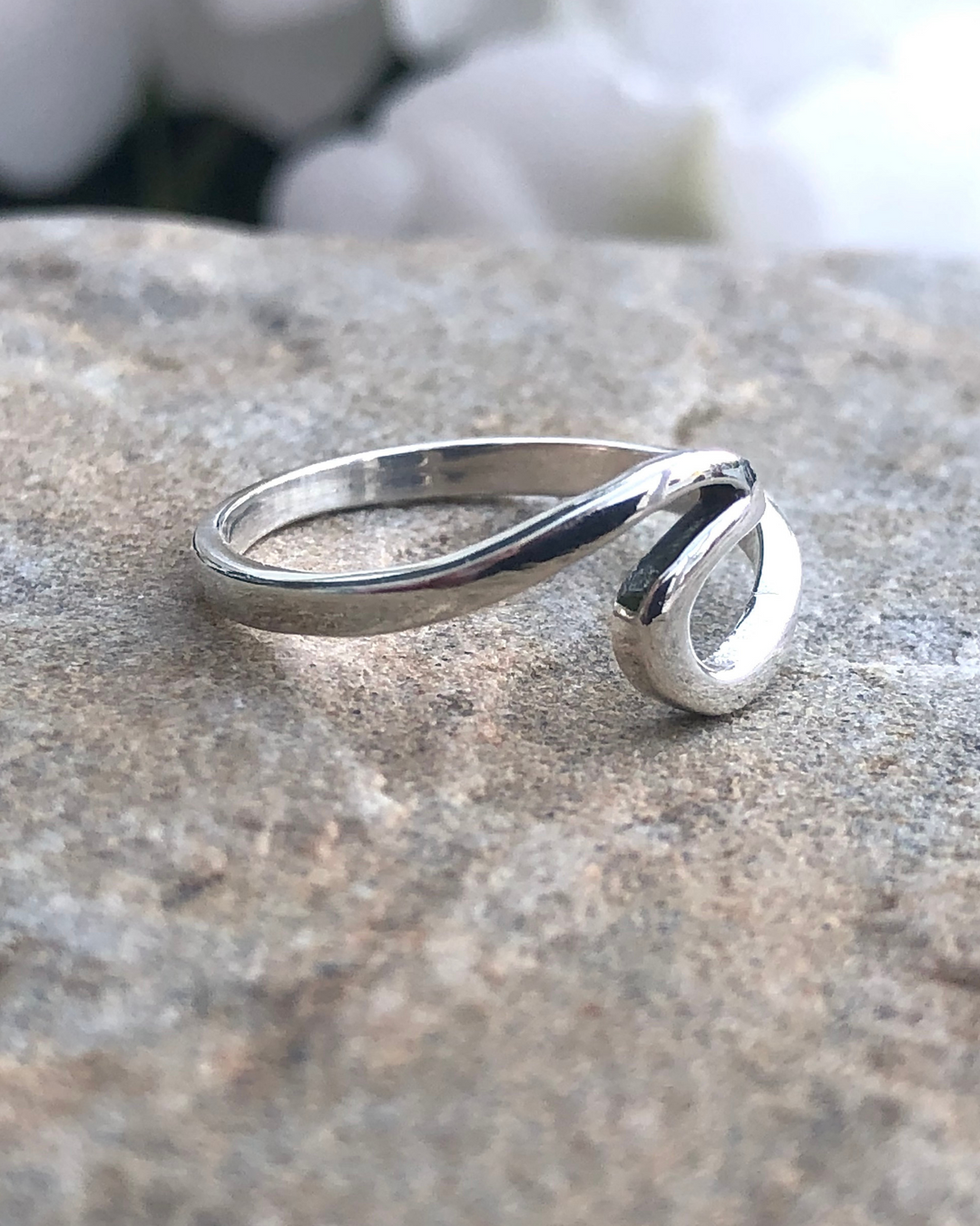 Wave Sterling Silver Ring