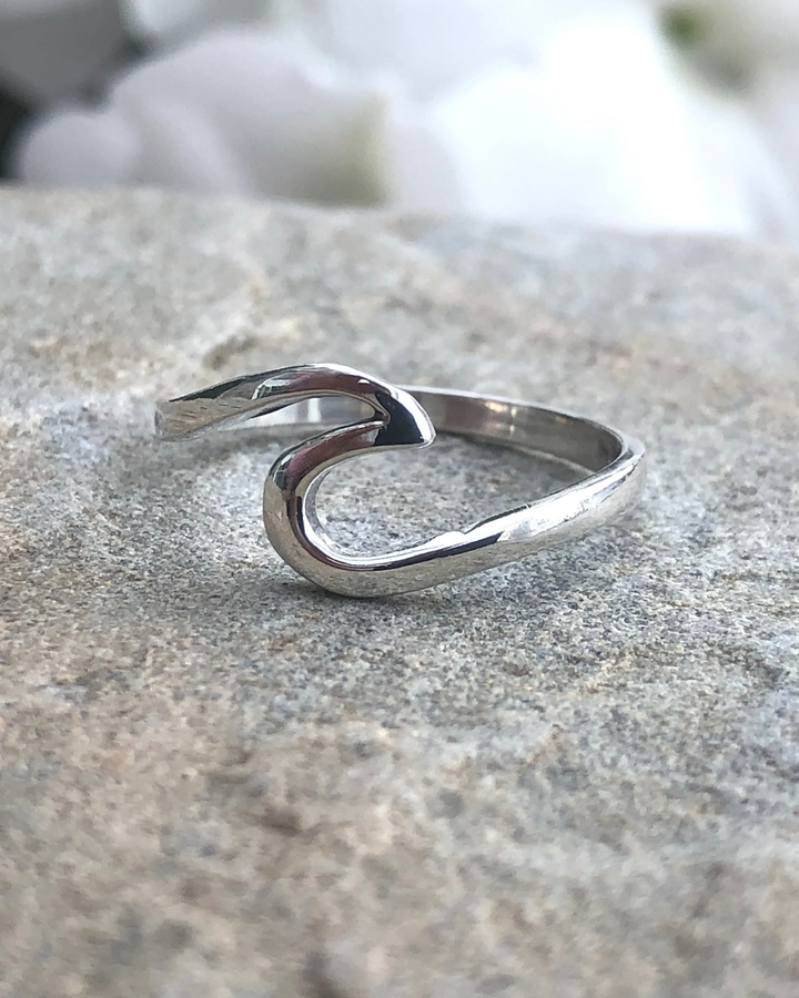 Wave Sterling Silver Ring