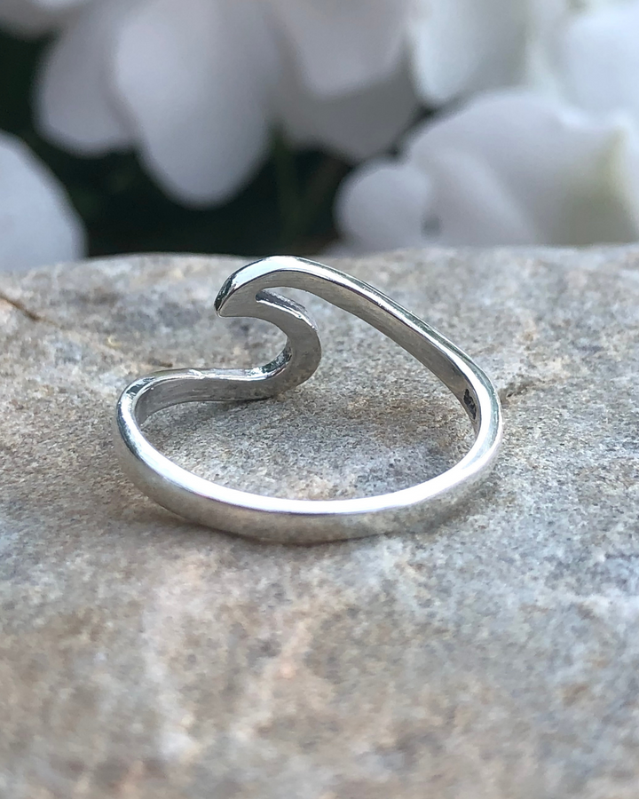 Wave Sterling Silver Ring