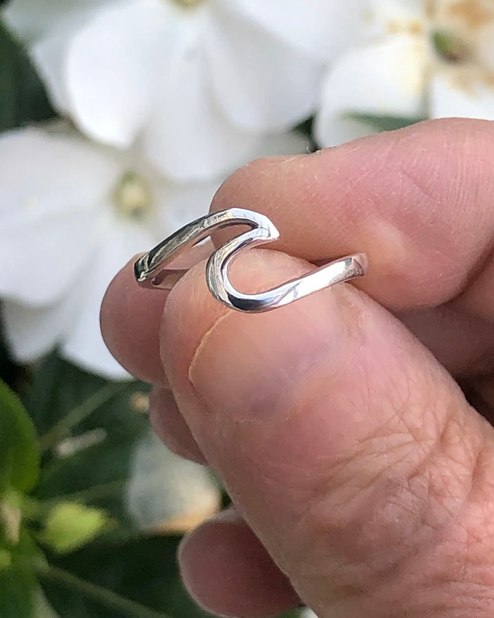 Wave Sterling Silver Ring