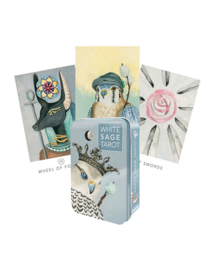 White Sage Mini Tarot Set